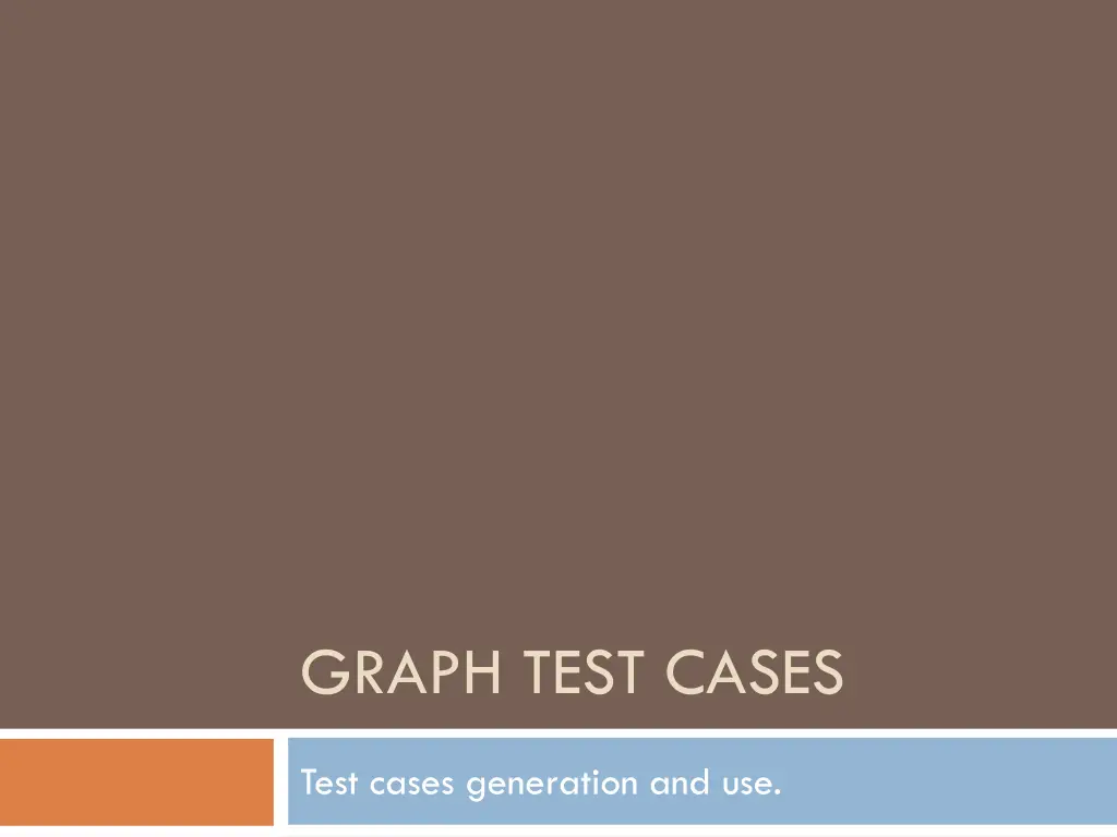 graph test cases