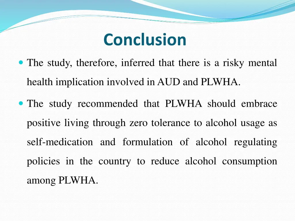 conclusion