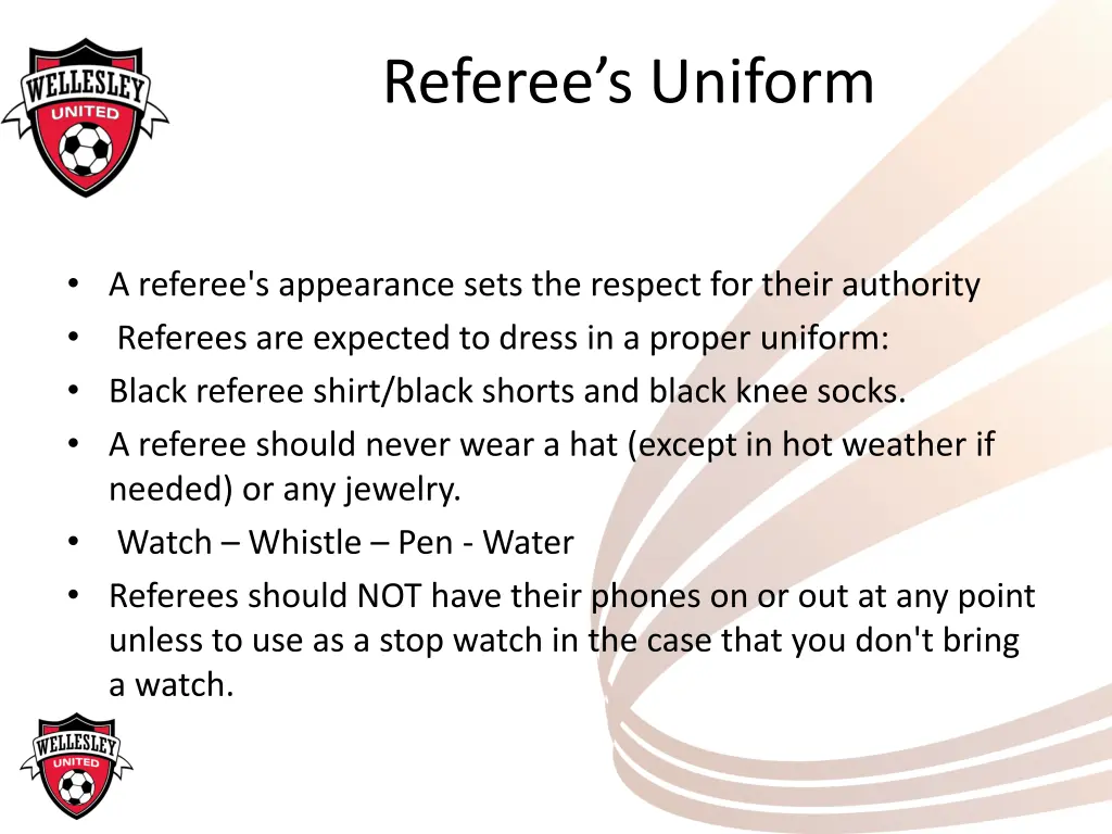 referee s uniform