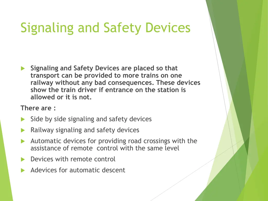 signaling and safety devices 1