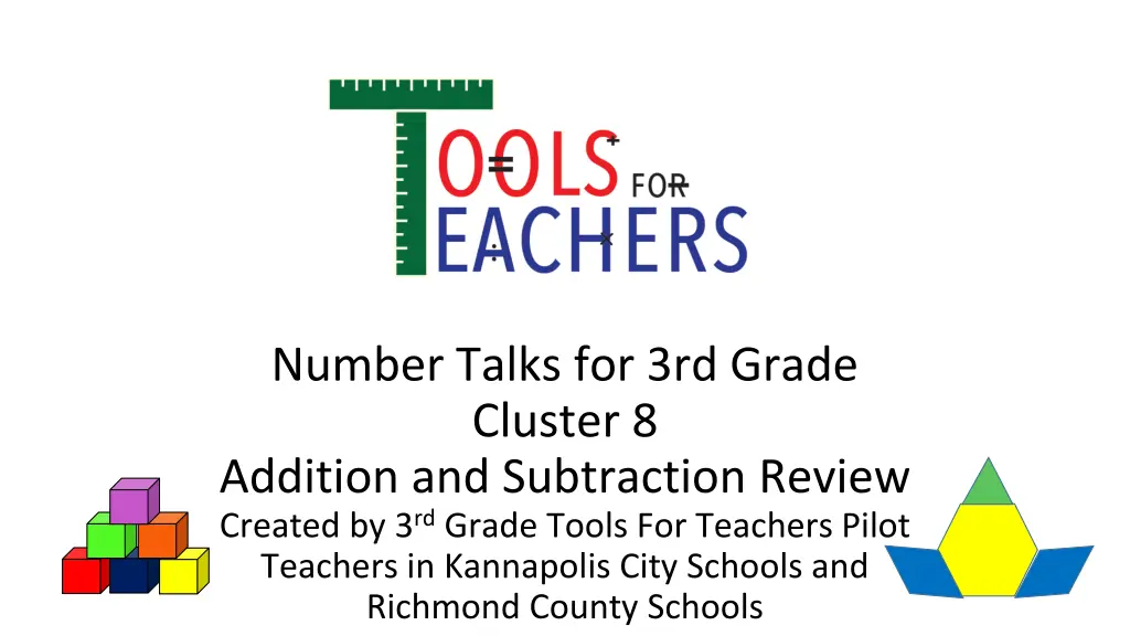 number talks for 3rd grade cluster 8 addition