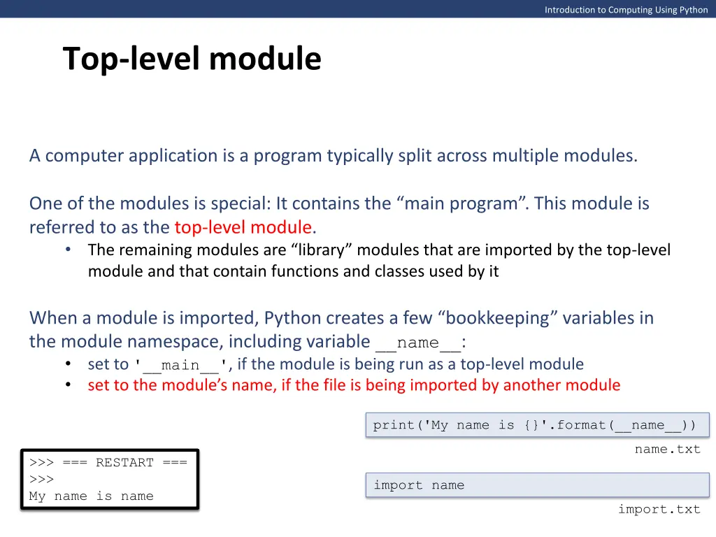 introduction to computing using python 23