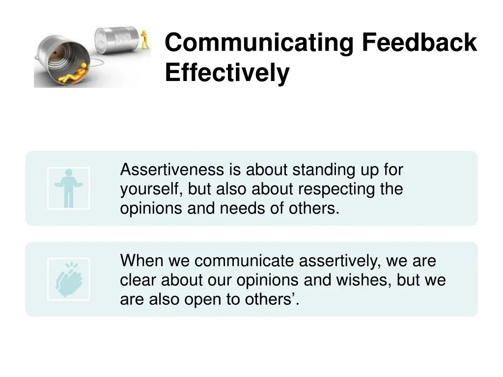 communicating feedback effectively