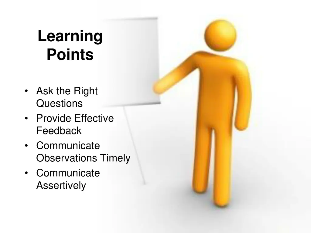 learning points