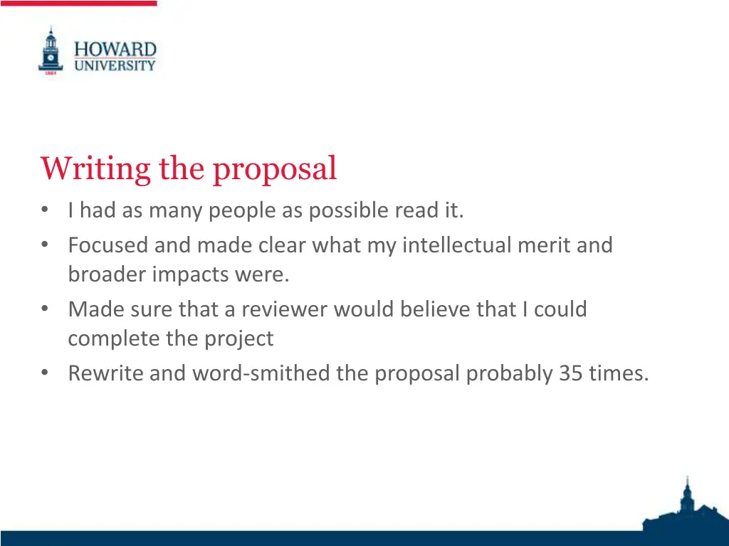 writing the proposal i had as many people