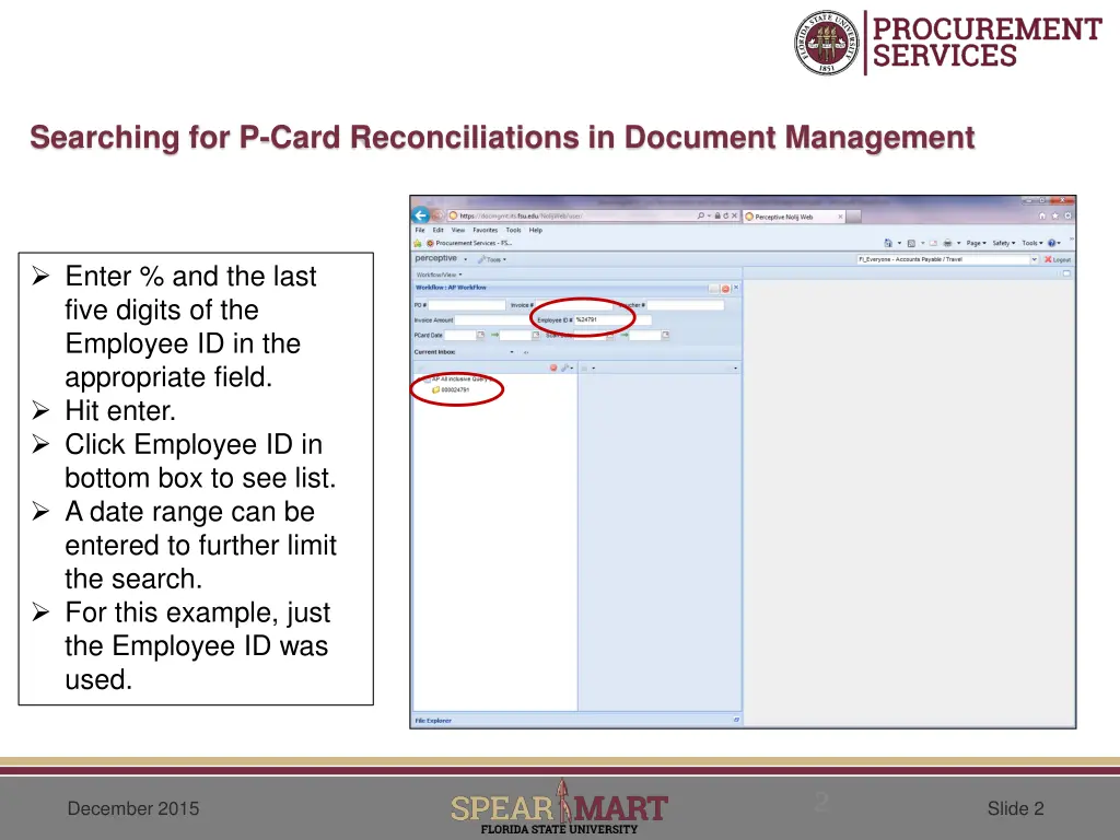 searching for p card reconciliations in document 1