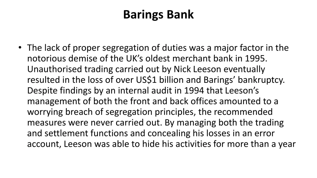 barings bank