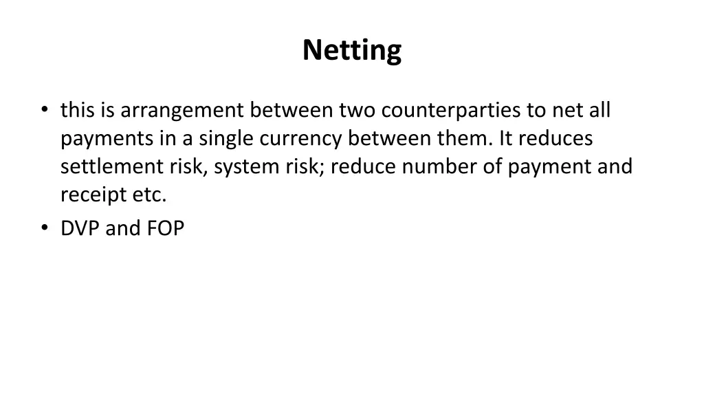 netting
