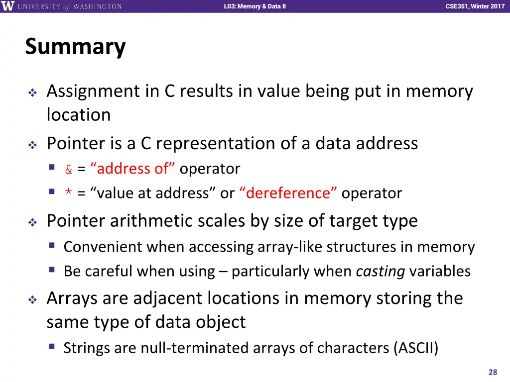 l01 intro combinational logic l03 memory data ii 27