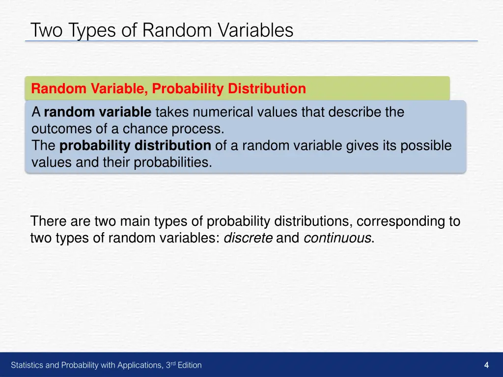 two types of random variables 1