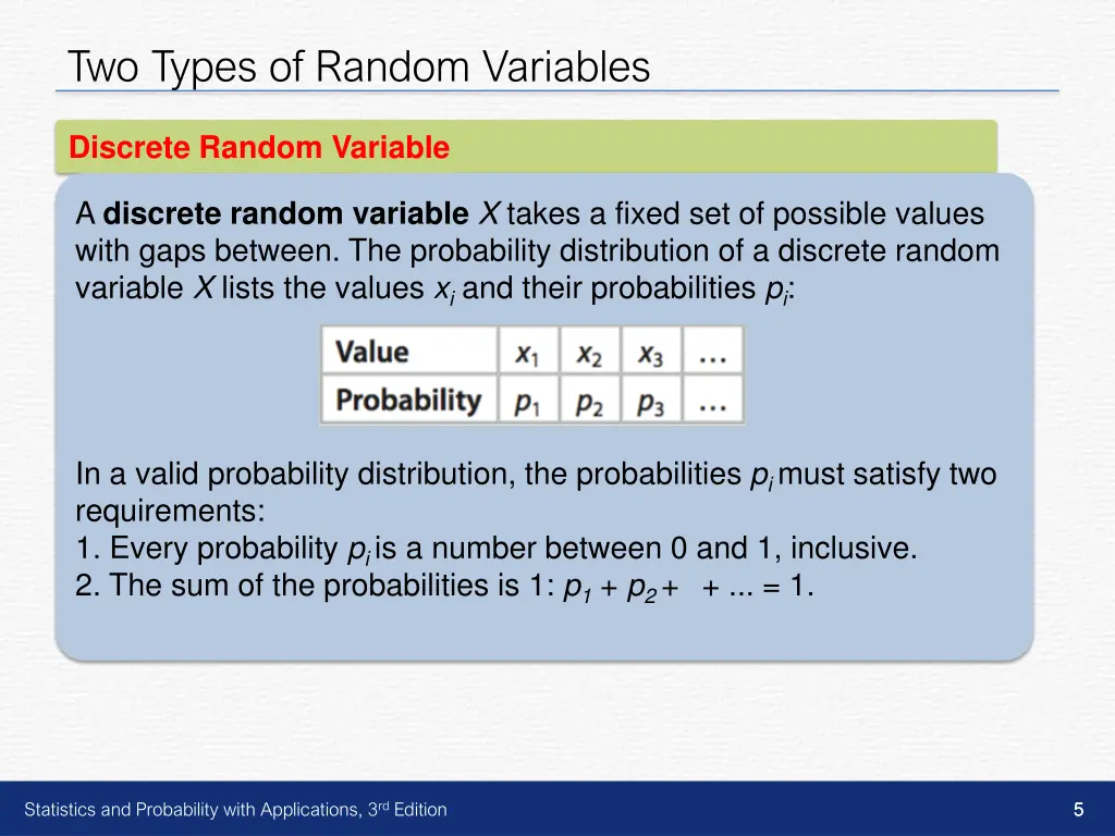 two types of random variables 2