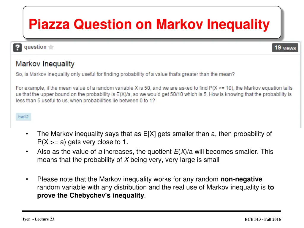 piazza question on markov inequality