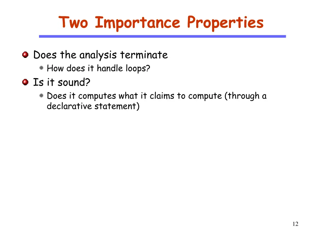 two importance properties