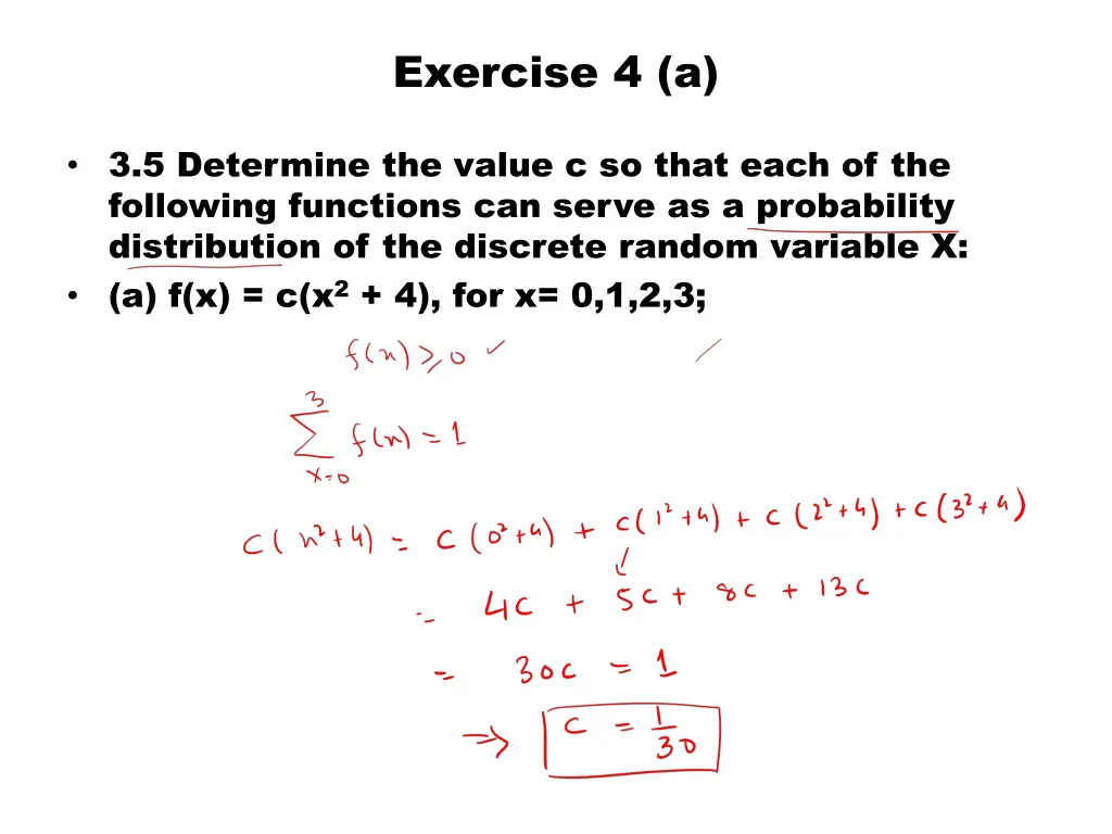 exercise 4 a