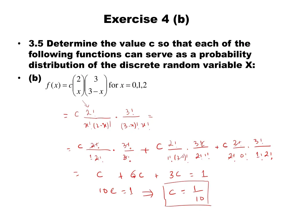 exercise 4 b