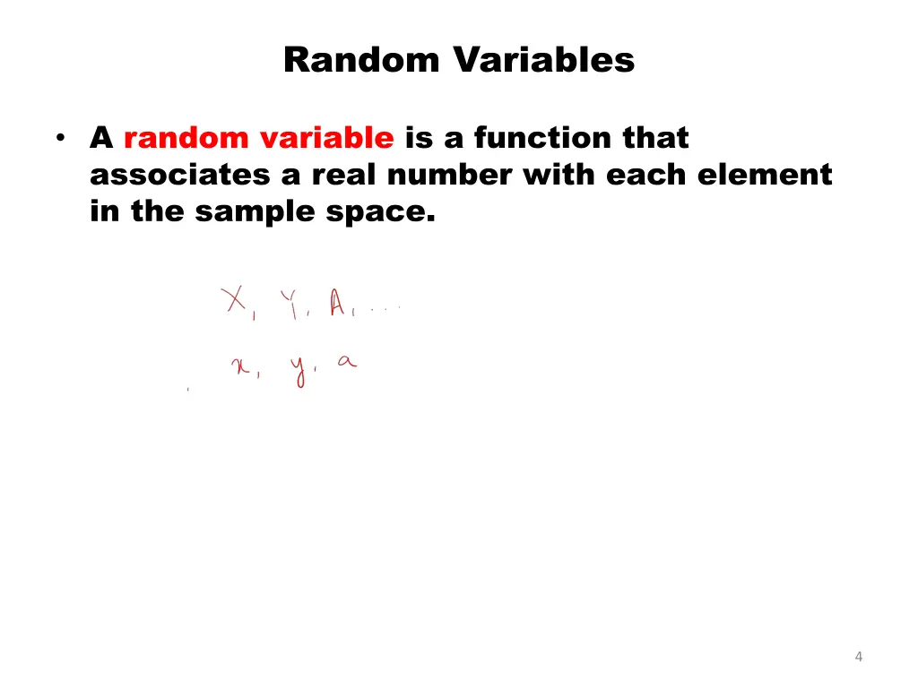random variables