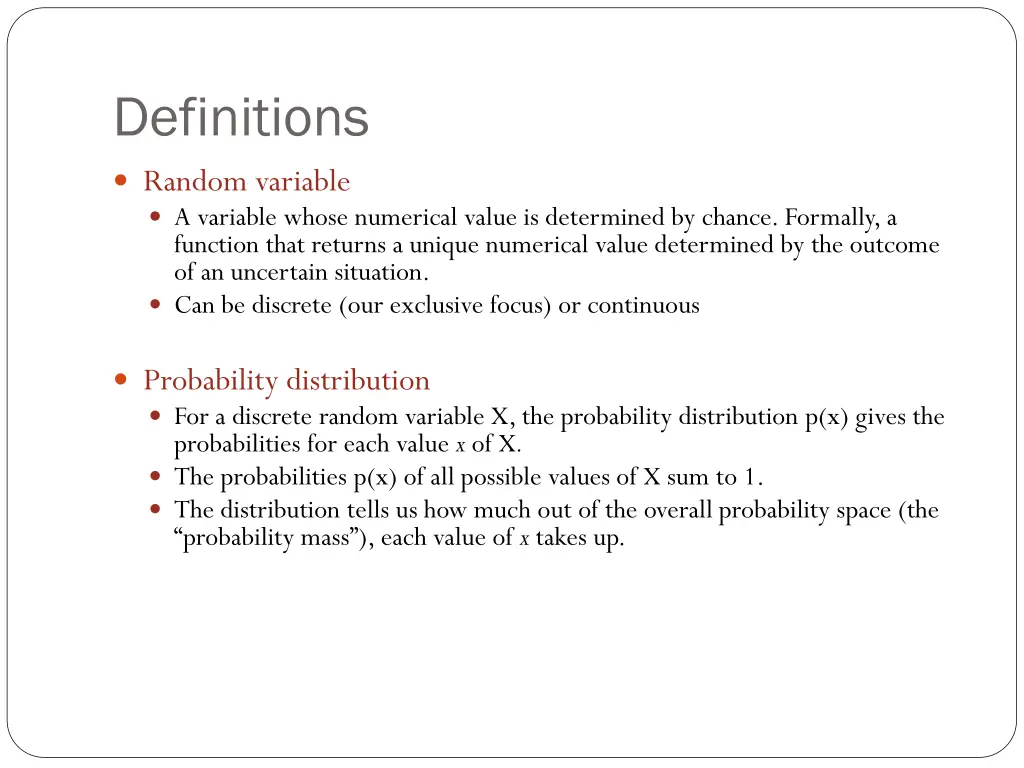 definitions