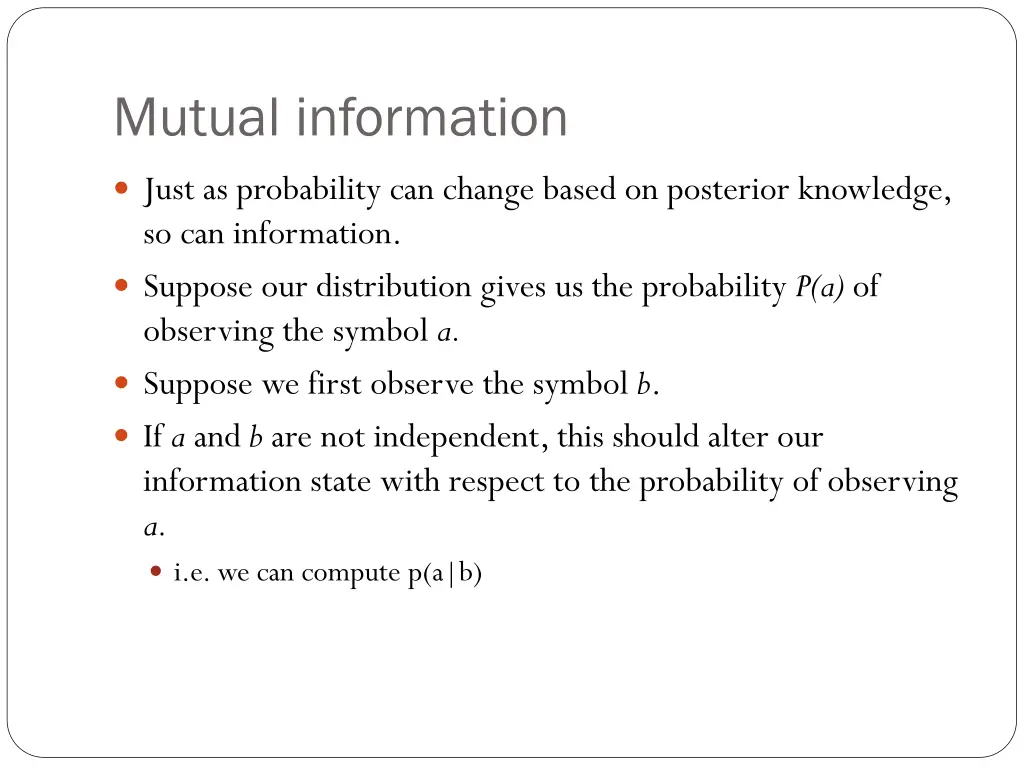 mutual information 1