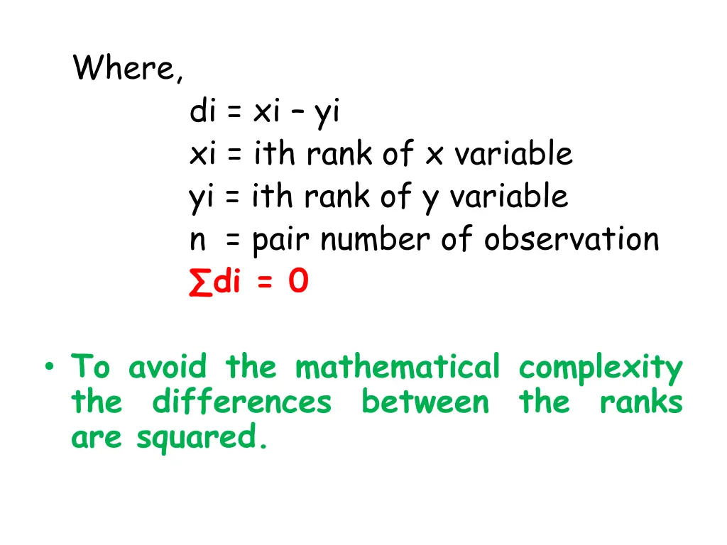 where to avoid the mathematical complexity