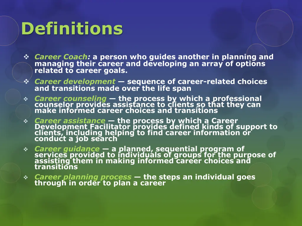 definitions 1