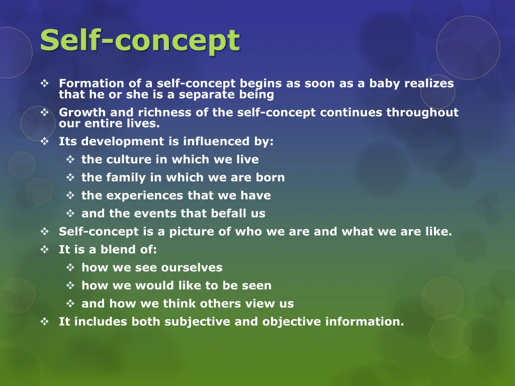 self concept