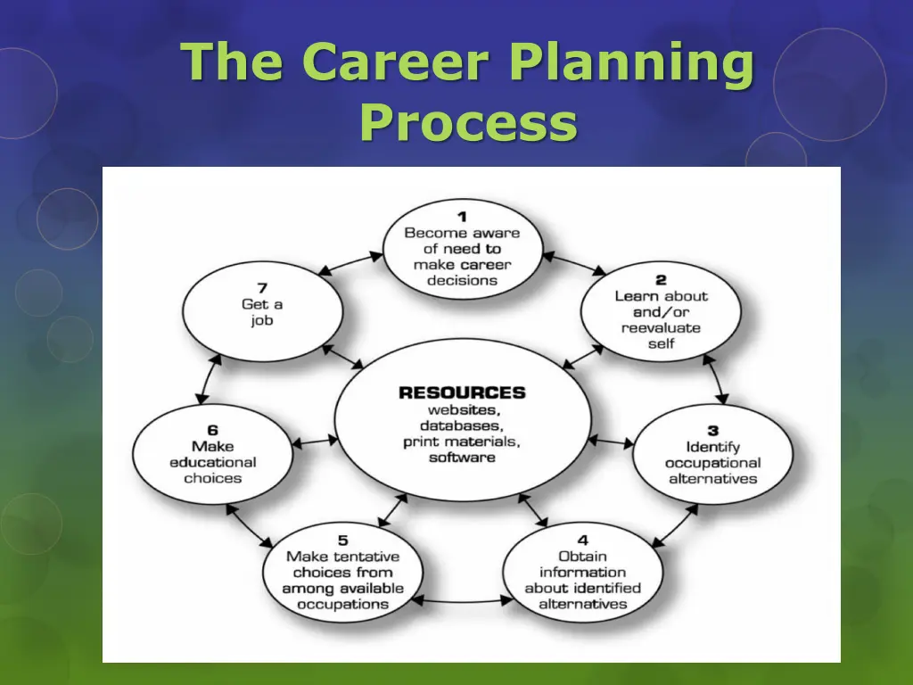 the career planning process