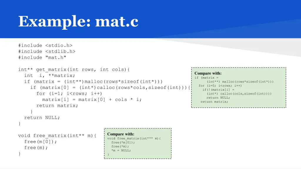 example mat c