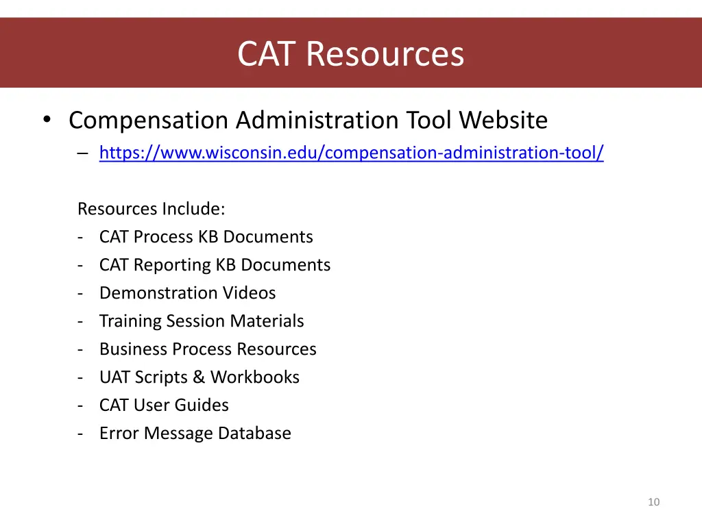 cat resources