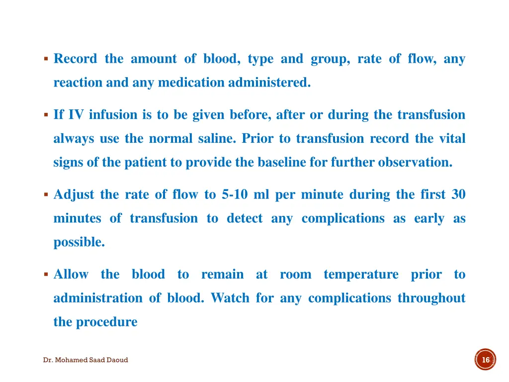 record the amount of blood type and group rate