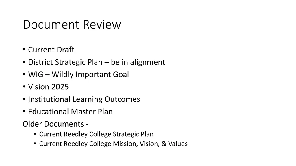 document review