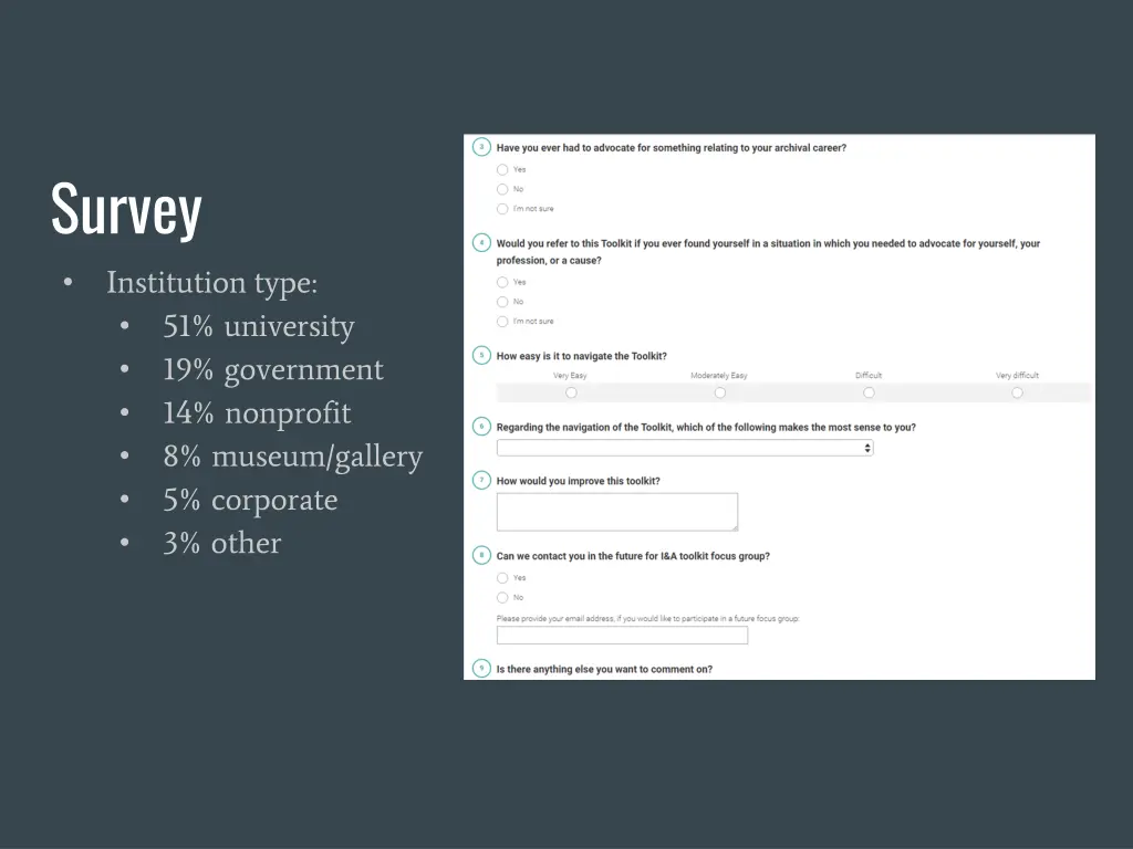 survey institution type 51 university