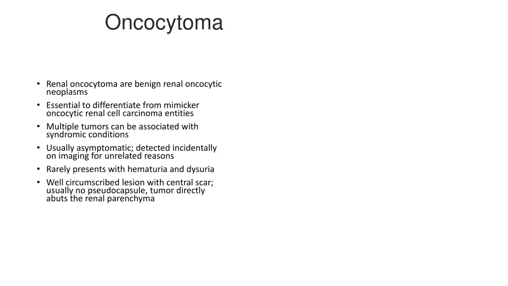 oncocytoma