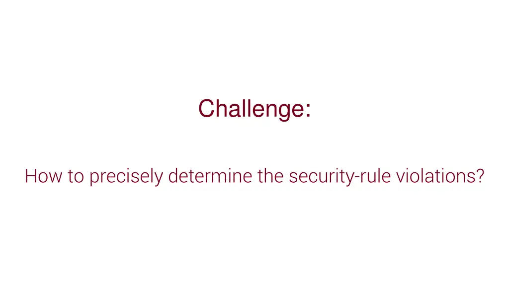 challenge