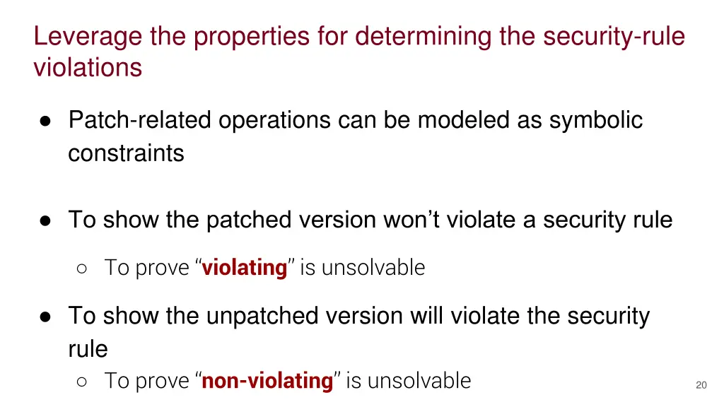 leverage the properties for determining