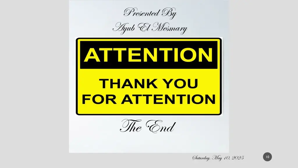 presented by ayub el mesmary