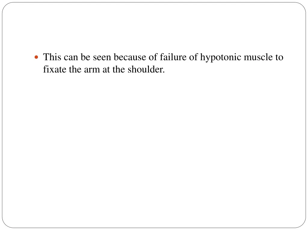 this can be seen because of failure of hypotonic