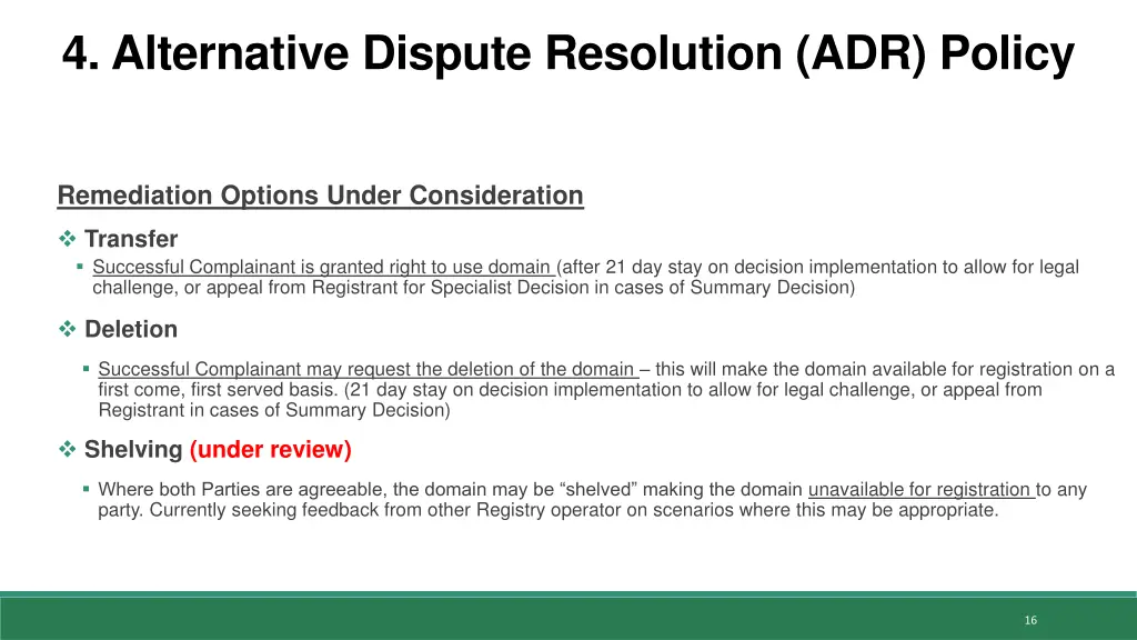 4 alternative dispute resolution adr policy 5