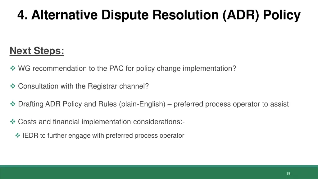 4 alternative dispute resolution adr policy 7