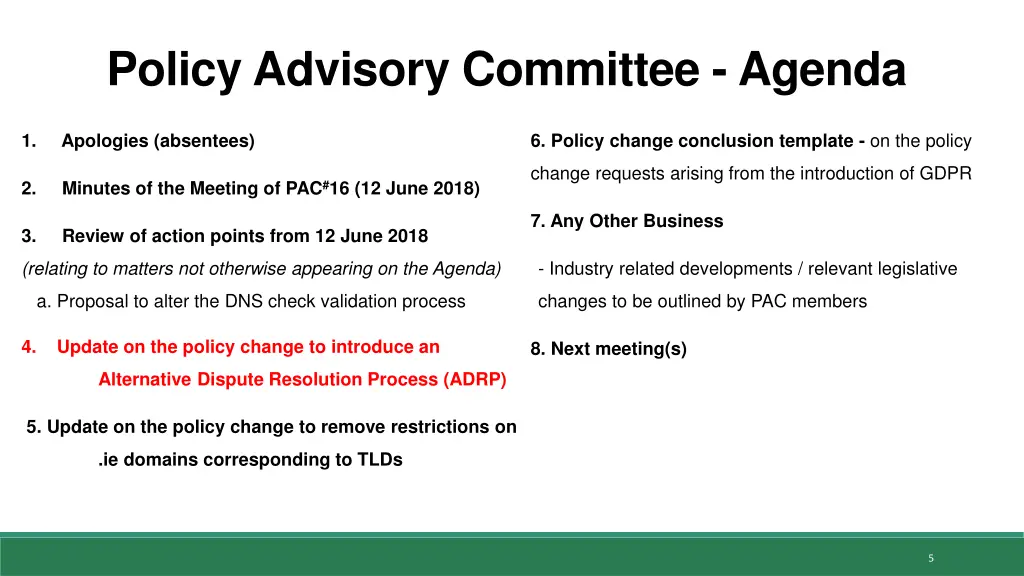 policy advisory committee agenda 1