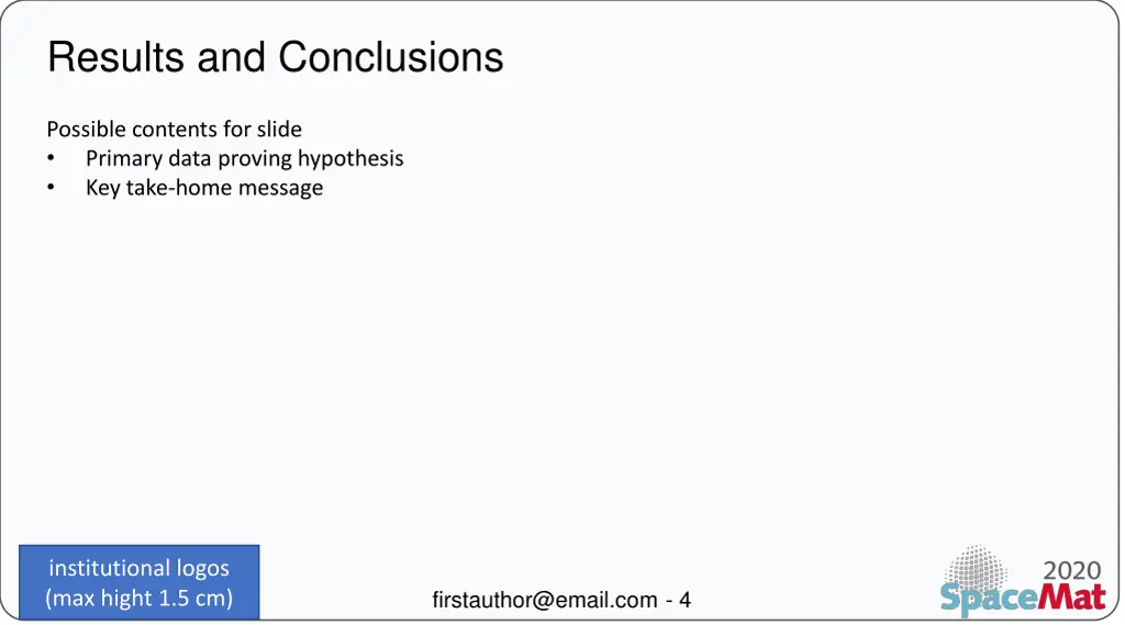 results and conclusions