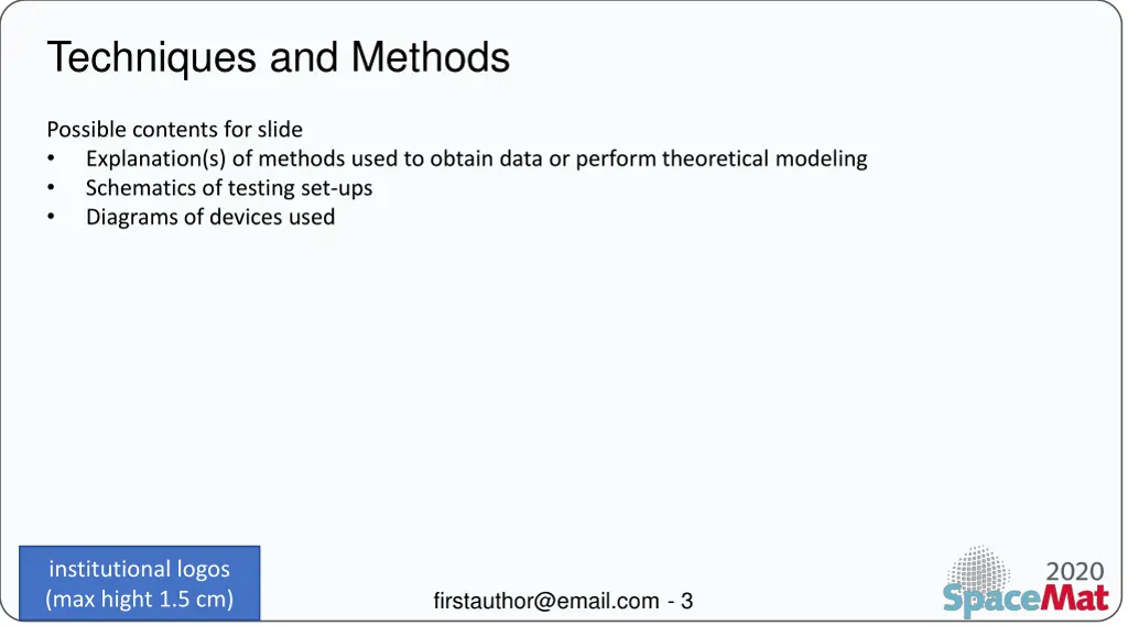 techniques and methods