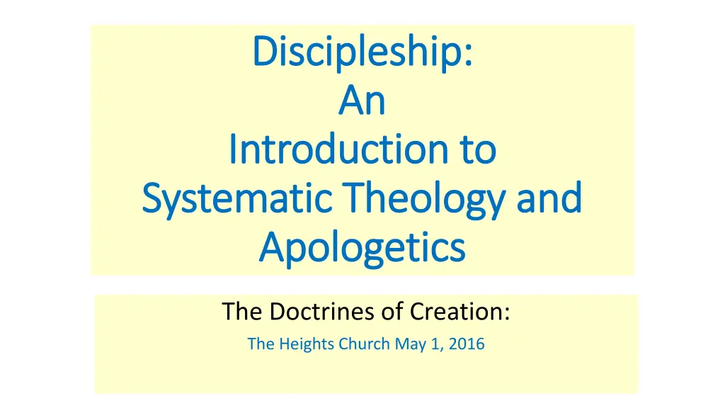 discipleship discipleship an an introduction