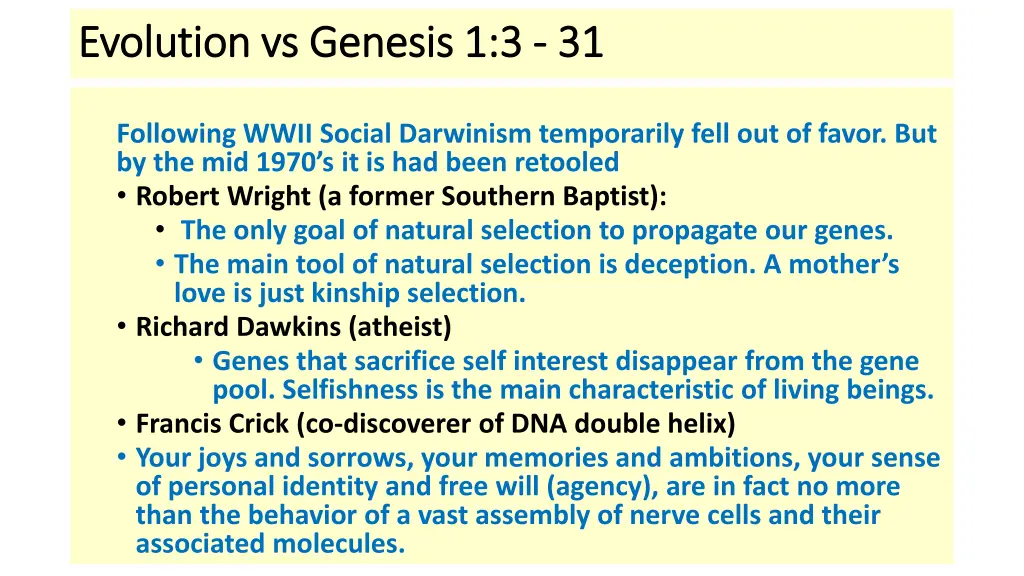 evolution vs genesis 1 3 evolution vs genesis 3