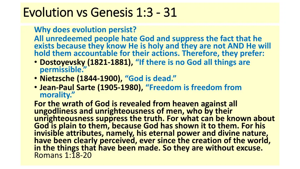 evolution vs genesis 1 3 evolution vs genesis
