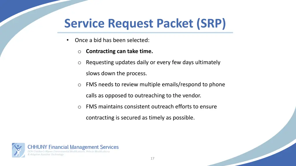 service request packet srp 2