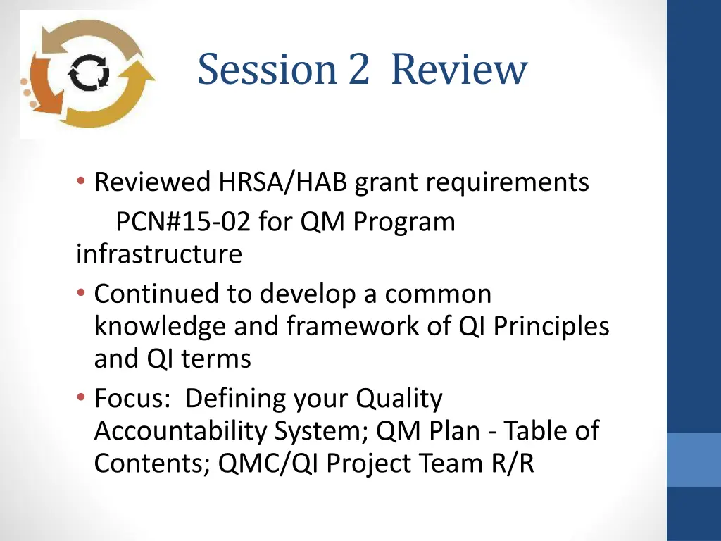 session 2 review