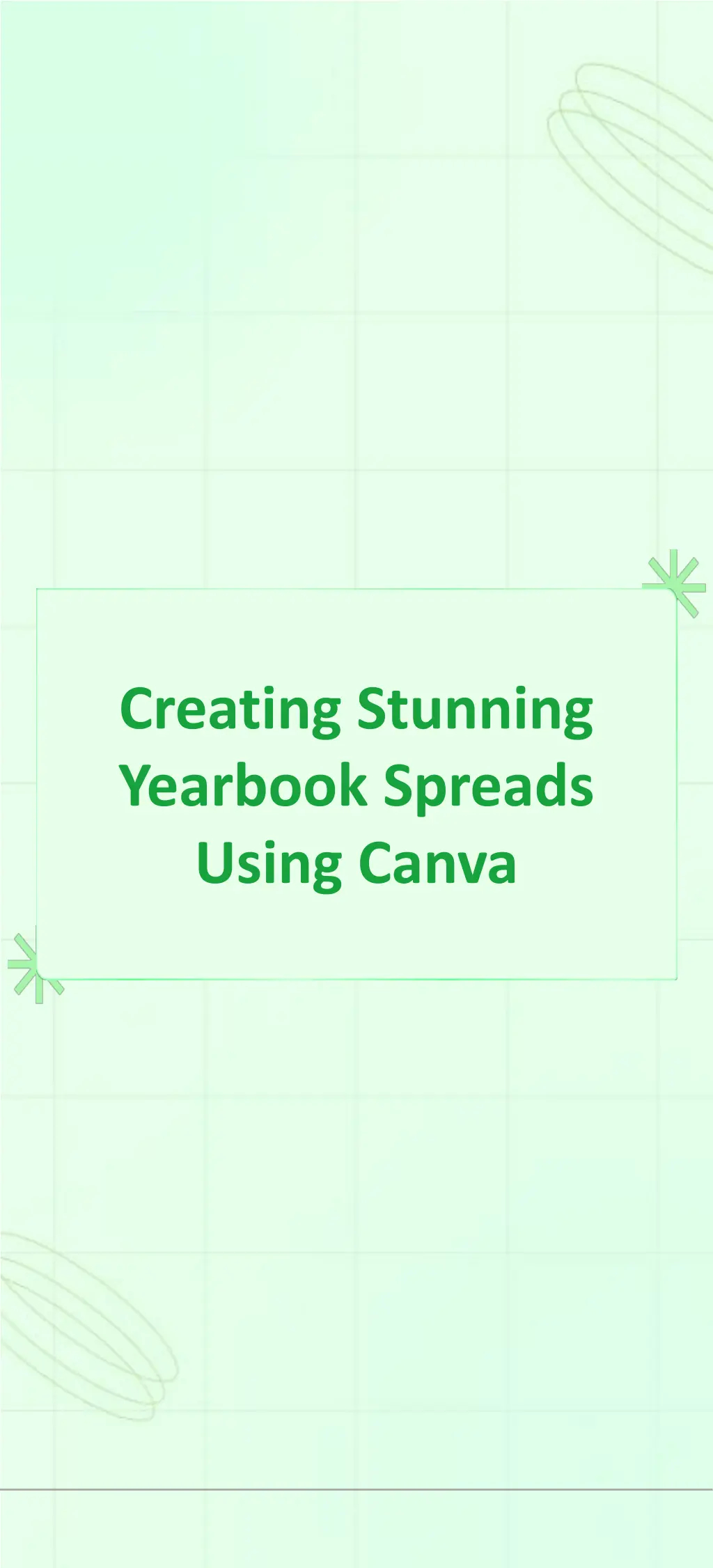 creating stunning yearbook spreads using canva