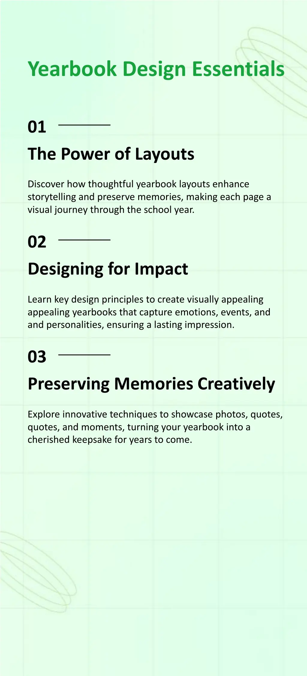 yearbook design essentials