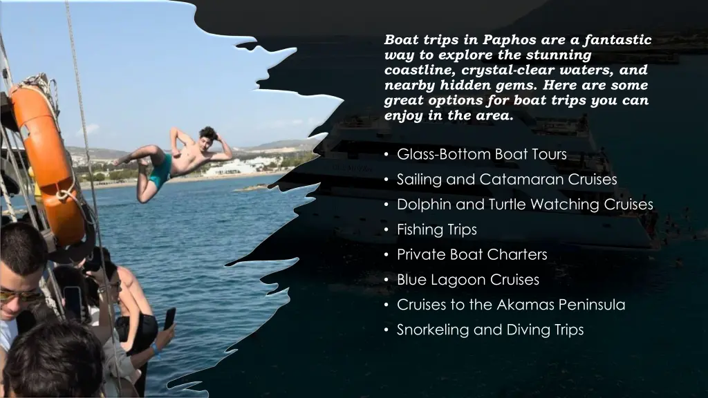 boat trips in paphos are a fantastic