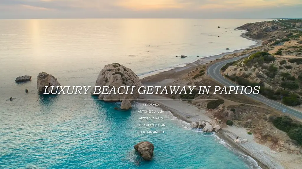 luxury beach getaway in paphos